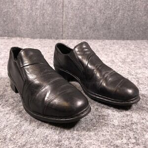 Rieker Antistress Shoes Womens Size 6 Black Leather Slip On Comfort‎ Loafers